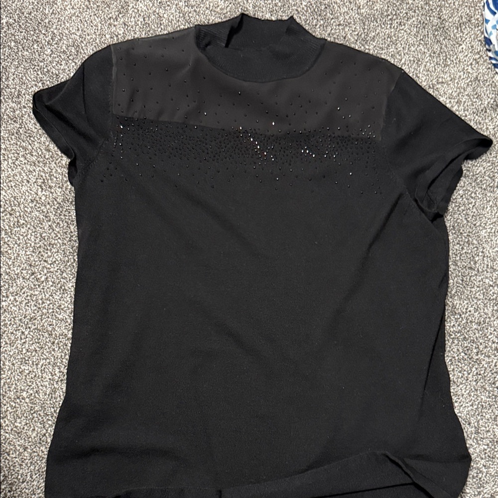 Elegant Black Women's Top